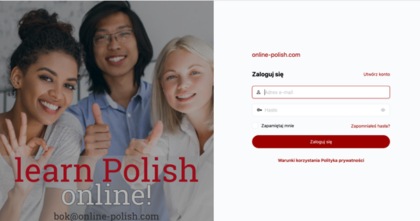 strona logowania online-polish.com