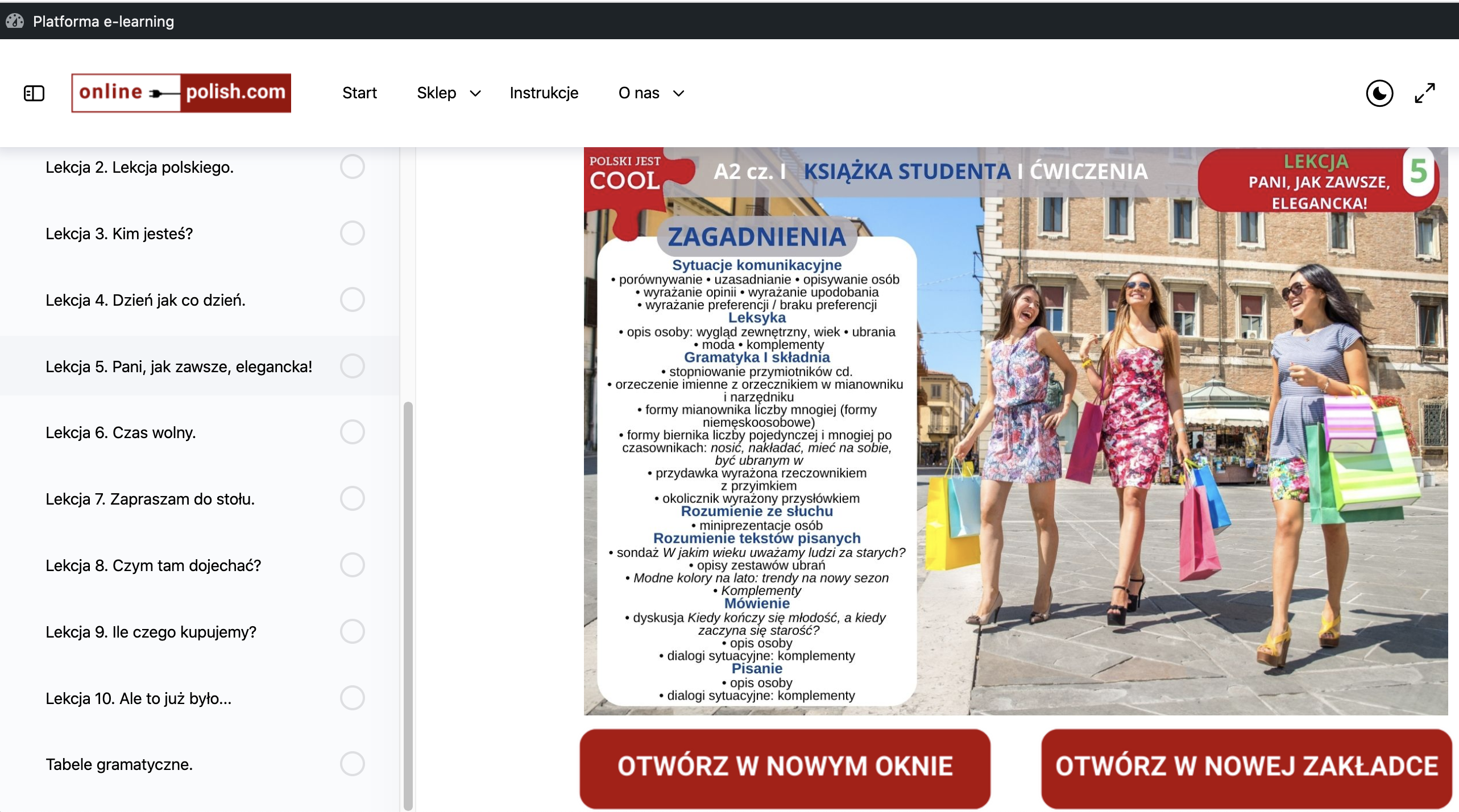 strona logowania online-polish.com